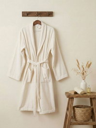 Mijolnir Bata de Baño Just - Crema - L/XL